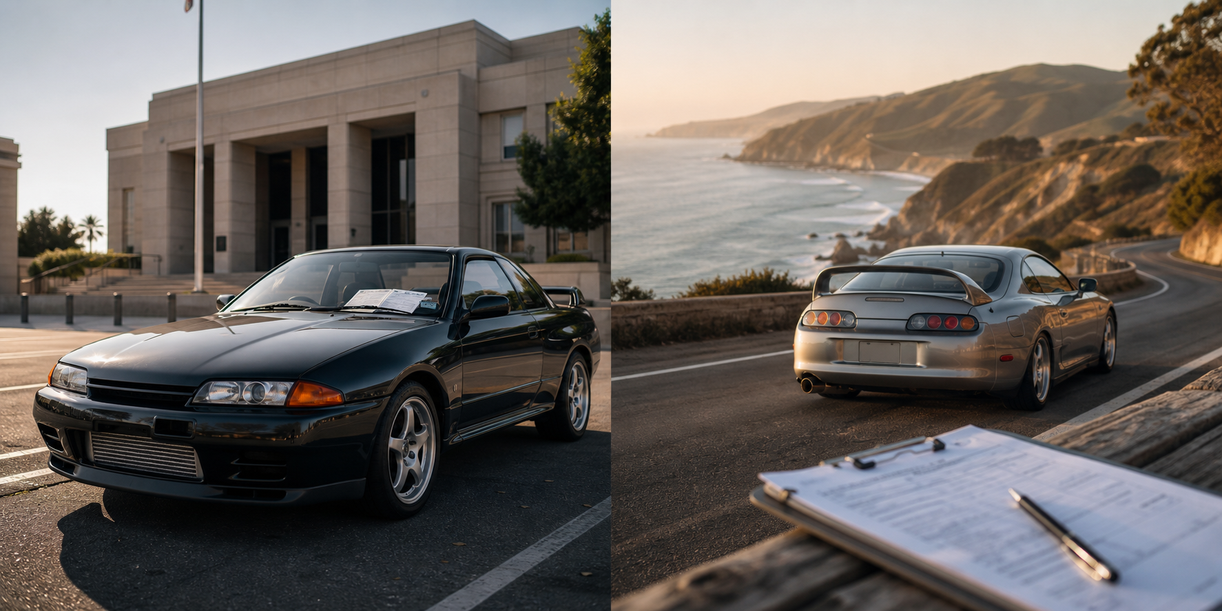 California can be difficult for JDM vehicle registration. Learn why federal 25-year import eligibility does not automatically mean California DMV registration approval.