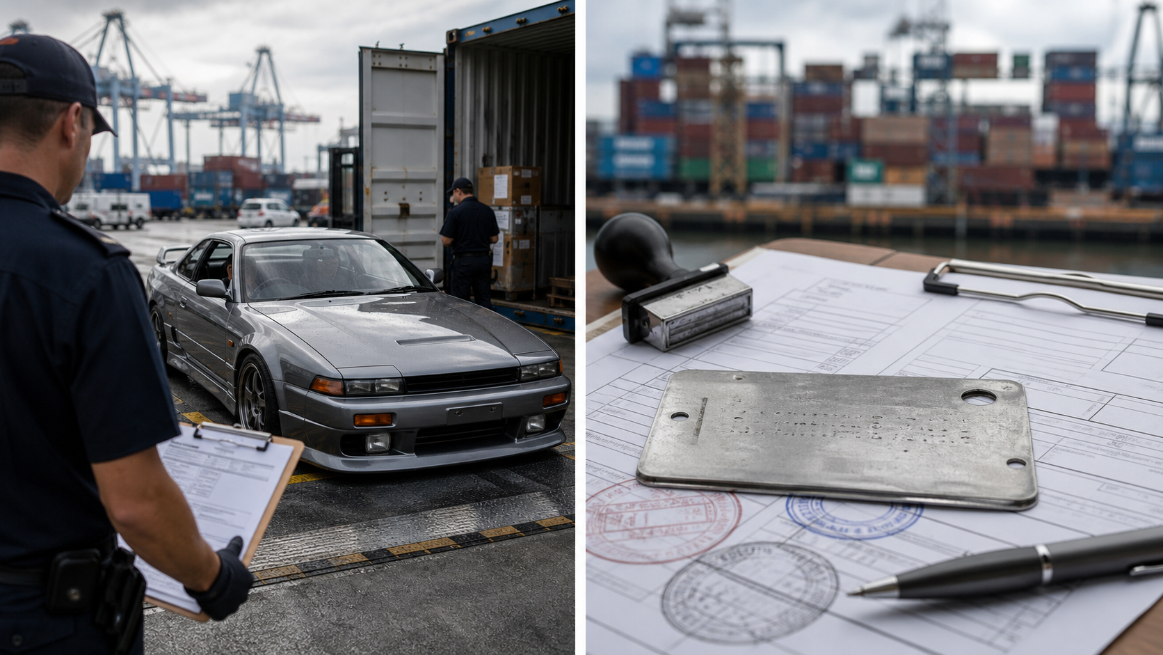 JDM import customs documents, EPA DOT forms, bond and POA checklist